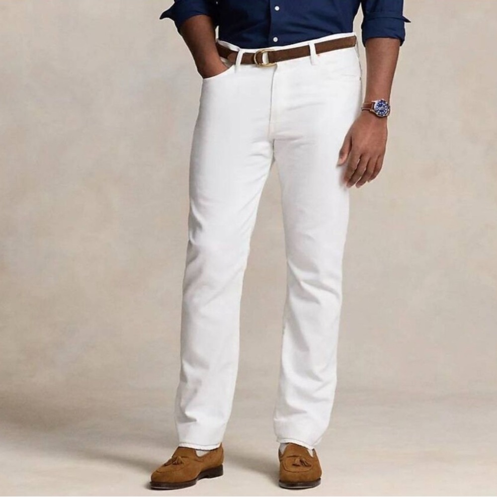 Like New Polo Ralph Lauren Men's White Straight Jeans